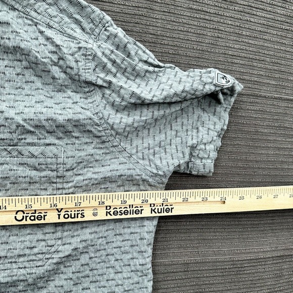 Kuhl Provok Shirt Men Small Gray Cotton Short Sleeve Outdoors Hiking Fishing. - Picture 4 of 11